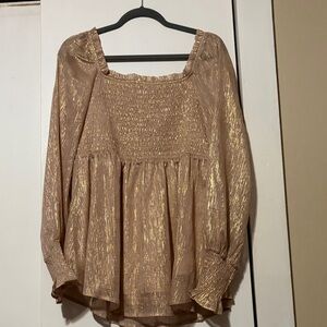 JODIFL Gold Blouse 👚